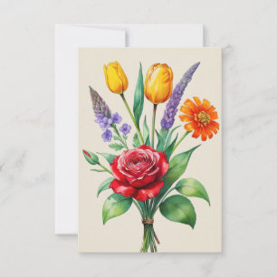 Vintage Flower Bouquet 