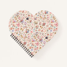 Vintage Flower Bouquet Pattern Romantic Pastel