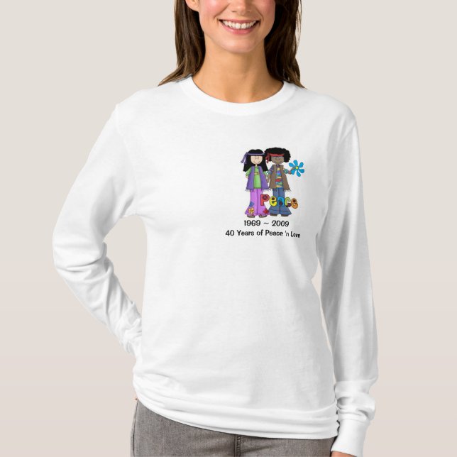 Vintage Flower Children Nostalgia Tee (Front)