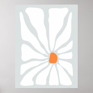 Vintage Flower Garden Design Poster