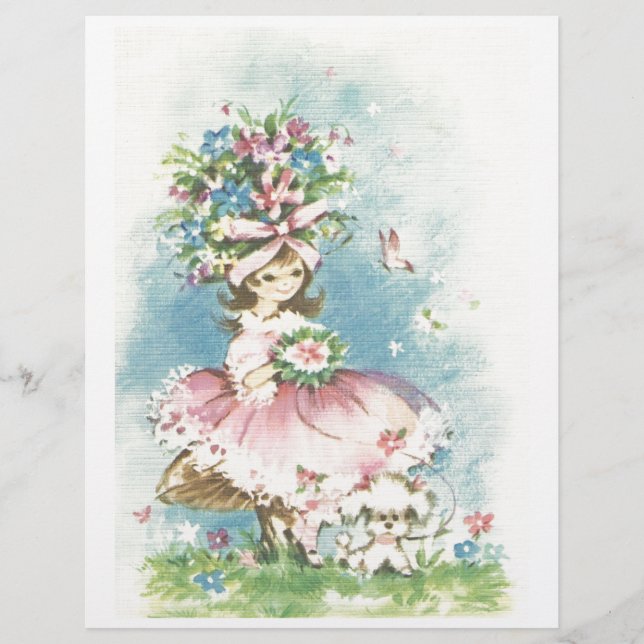 Vintage Flower Girl (Front)