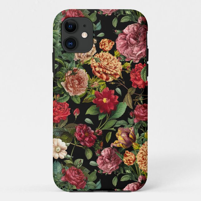 Vintage flower pattern  Case-Mate iPhone case (Back)