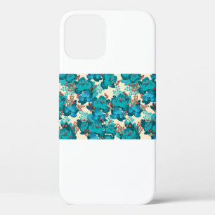 Vintage flower pattern iPhone 12 case