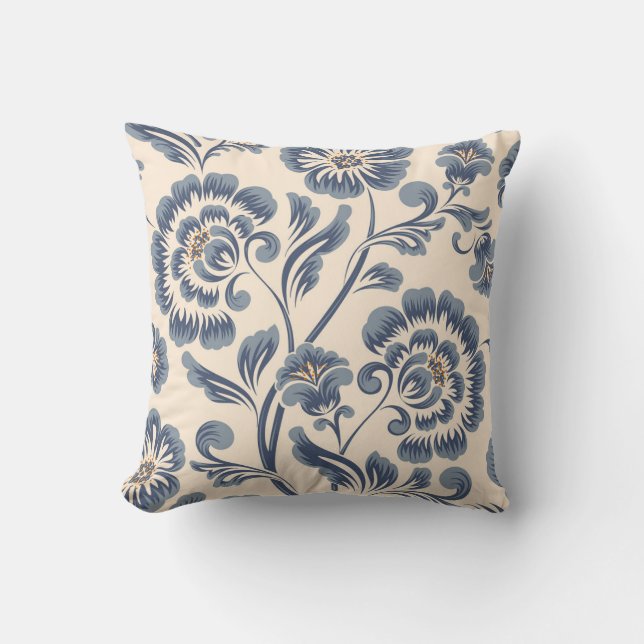 Vintage flower seamless pattern element. Elegant t Cushion (Front)