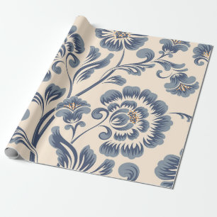 Vintage flower seamless pattern element. Elegant t Wrapping Paper