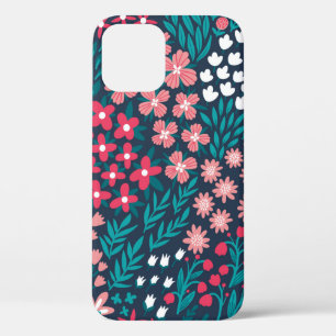 Vintage flower seamless pattern. Endless repeated  iPhone 12 Case