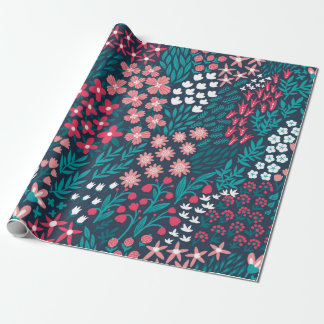 Vintage flower seamless pattern. Endless repeated Wrapping Paper