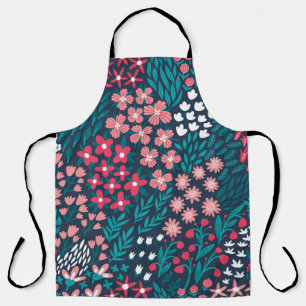 Vintage Flower Seamless Texture. Apron