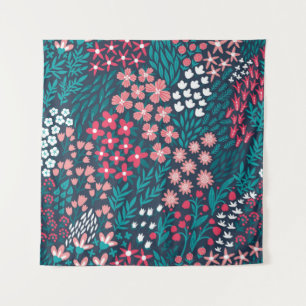 Vintage Flower Seamless Texture. Tapestry