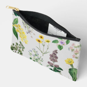 Vintage flower set accessory pouch