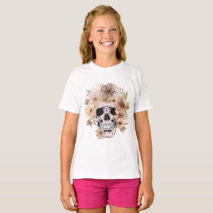 VINTAGE FLOWER SKULL T-Shirt