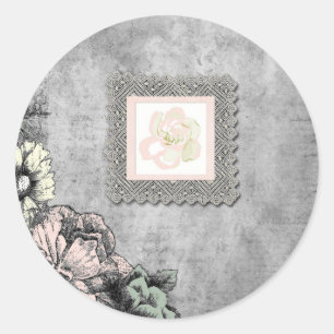 Vintage Flower Stickers