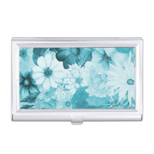  Vintage Flowers #3 Business Card Holder