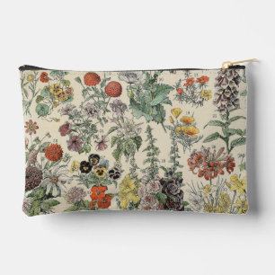 Vintage Flowers Accessory Pouch