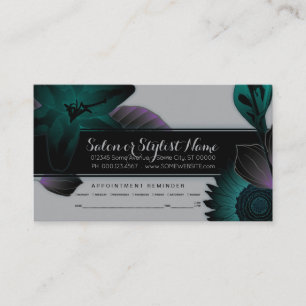 vintage flowers appointment reminder