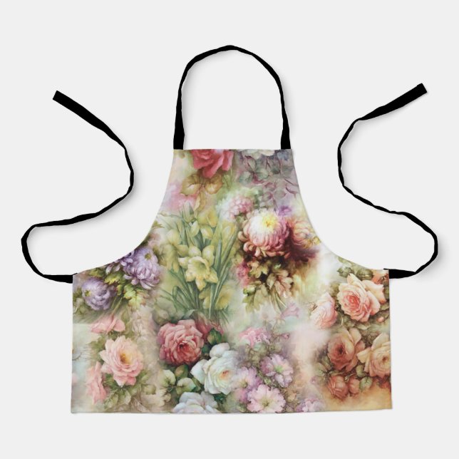 Vintage Flowers Apron (Front)