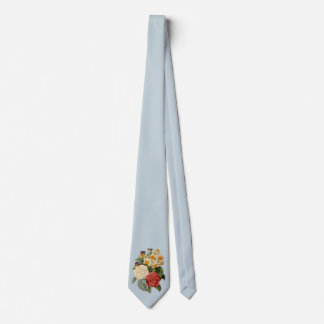 Vintage Flowers, Camellias and Narcissus, Redoute Tie