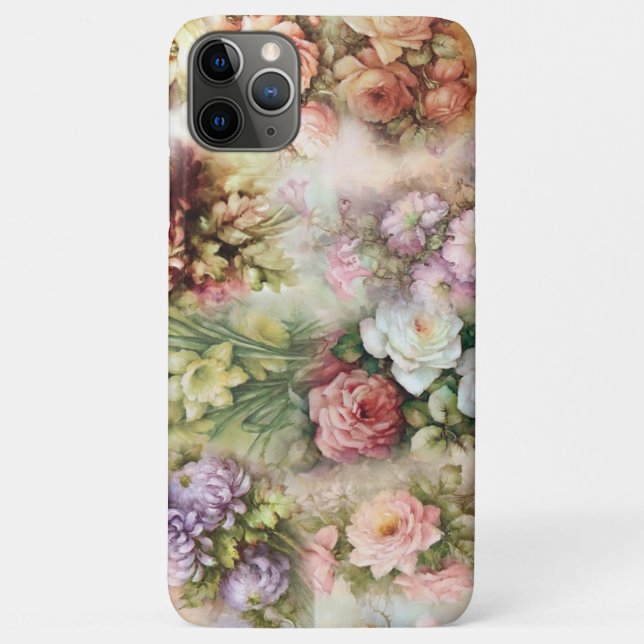 Vintage Flowers Case-Mate iPhone Case (Back)