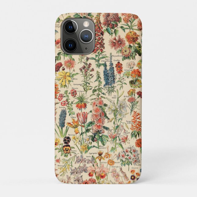 Vintage Flowers Case-Mate iPhone Case (Back)