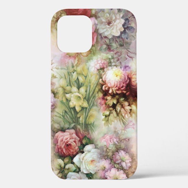 Vintage Flowers Case-Mate iPhone Case (Back)