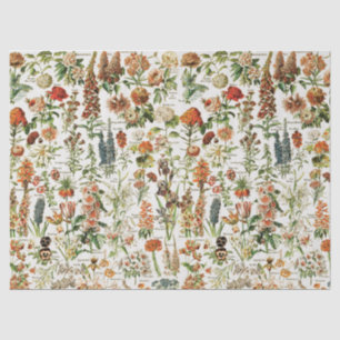 Vintage Flowers Collage Decoupage  Tissue Paper