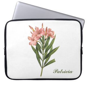 Vintage Flowers custom monogram laptop sleeves 3
