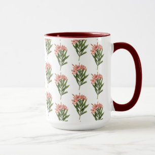 Vintage Flowers custom monogram mugs 3