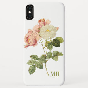Vintage Flowers custom monogram phone cases