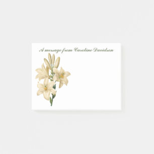 Vintage Flowers custom Post-It notes 1
