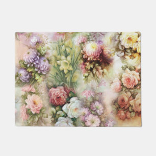 Vintage Flowers Doormat