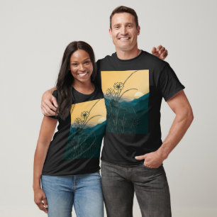 Vintage Flowers Floral Plants Nature Botany Art T-Shirt
