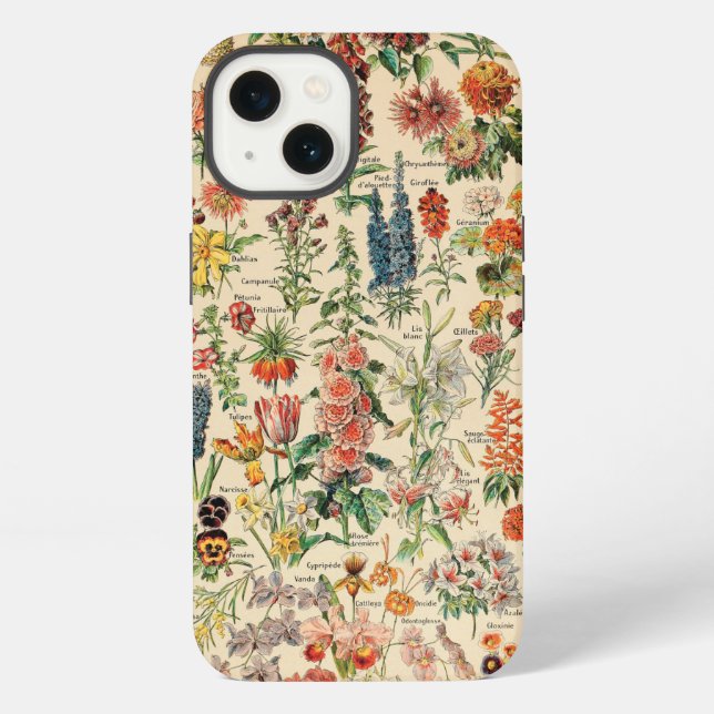 Vintage Flowers iPhone Case (Back)