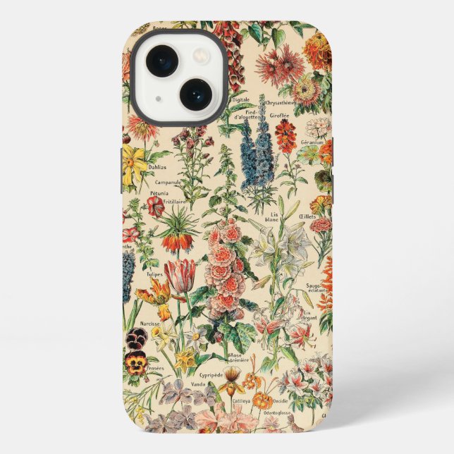 Vintage Flowers  iPhone Case (Back)