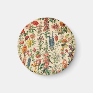 Vintage Flowers Magnet
