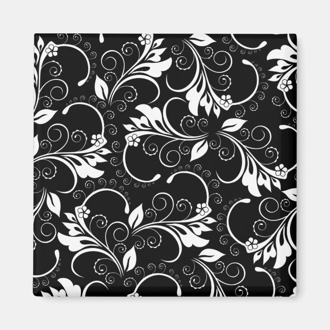 vintage flowers magnet (Front)