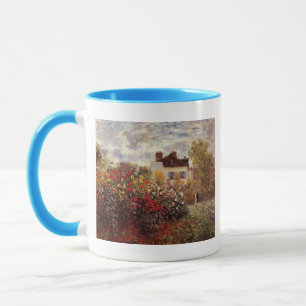 vintage flowers monet-s-garden-in-argenteuil-sun mug