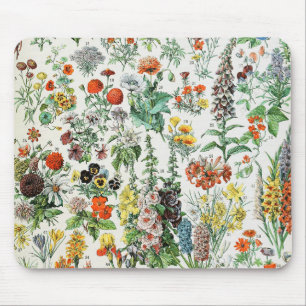 Vintage Flowers Mouse Mat