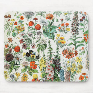 Vintage Flowers Mouse Mat