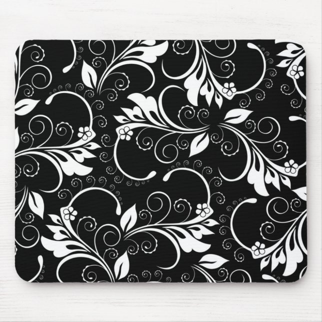 vintage flowers mouse mat (Front)