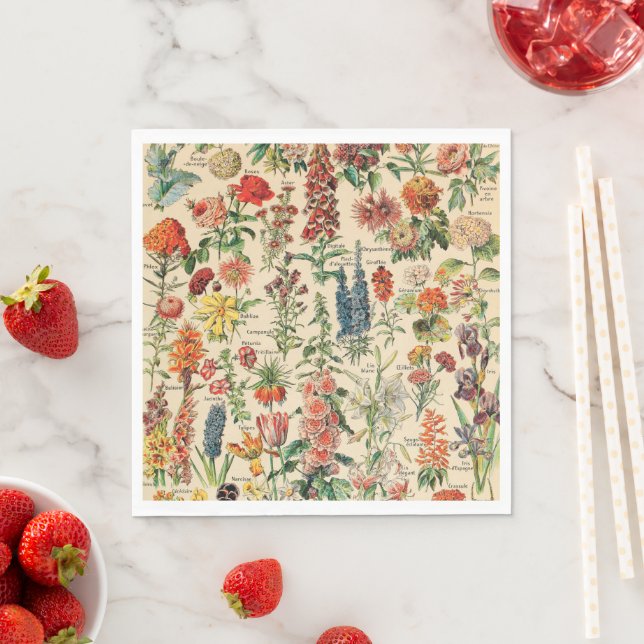 Vintage Flowers Napkin (Insitu)