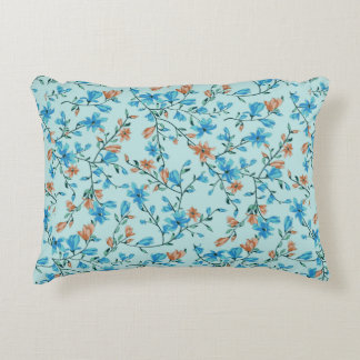 Vintage flowers pattern. Simple floral background Decorative Cushion