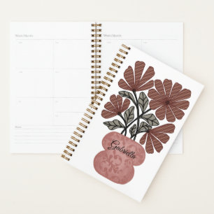 Vintage Flowers Planner