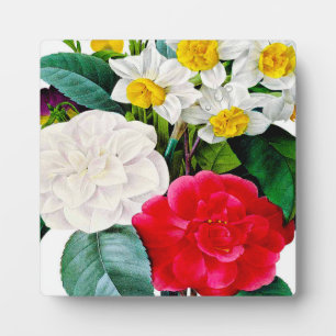 Vintage Flowers Plaque