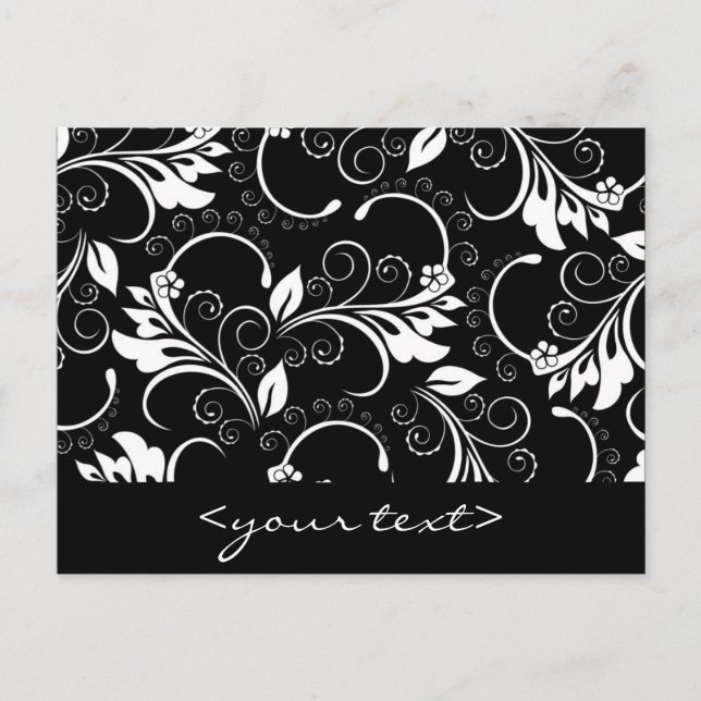 vintage flowers postcard (Front)