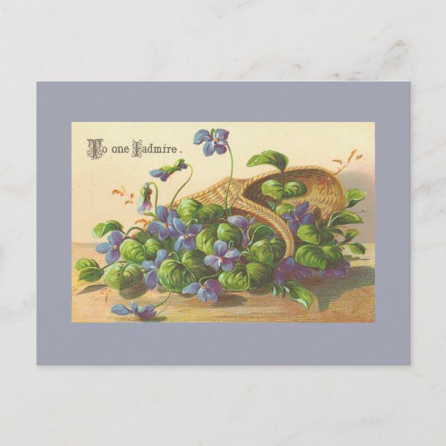 Vintage Flowers Postcards (Front)