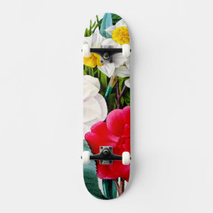 Vintage Flowers Skateboard