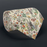 Vintage Flowers Tie<br><div class="desc">Adolphe Millot (1857–1921) vintage flower illustration for Nouveau Larousse illustré,  2014. Cute botanical neck tie for him!</div>