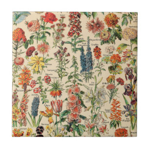 Vintage Flowers Tile