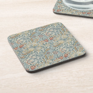 Vintage Flowers William Morris Golden Lily    Coaster