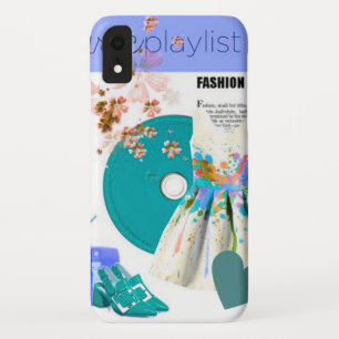 Vintage Flowery Colorful Dress iPhone XR Case